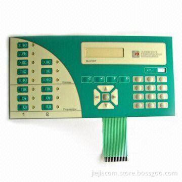 Membrane Switch with Adhesives for Hard-to-stick-to Surfaces